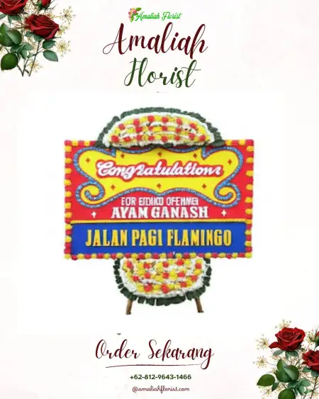 Sewa Papan Bunga 15 Ilir